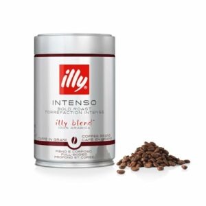 illy, Caffè in Grani da Macinare INTENSO, 100% Arabica con Note di Cacao e Frutta Secca, Retrogusto Pieno e Corposo, 1 Bar... - Image 5