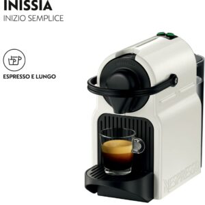 Nespresso Inissia XN1001, Macchina da caffè di Krups, Sistema Capsule Nespresso, Serbatoio acqua 0.7L, White - Image 4