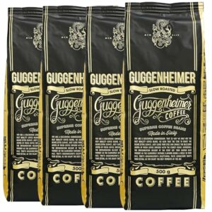 Guggenheimer Coffee Caffè in Grani 2kg (4x500g) - Tostatura Lenta Bassa Acidità, Qualità Barista - Ideale per Espresso e M... - Image 2