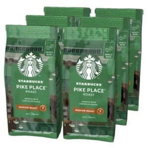 STARBUCKS Pike Place Caffè in grani Tostatura Media, 6 Sacchetti da 200g (1,2kg) - Image 2