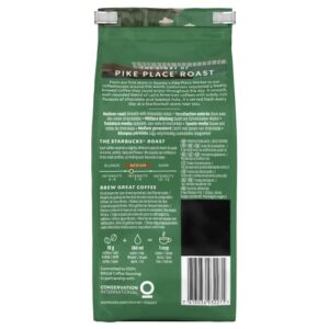 STARBUCKS Pike Place Caffè in grani Tostatura Media, 6 Sacchetti da 200g (1,2kg) - Image 5