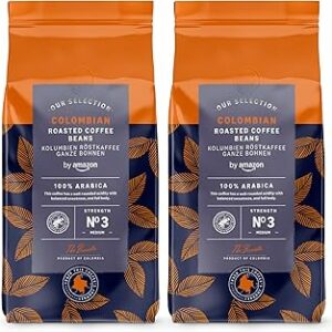 by Amazon Chicco di Caffè Colombiani, Tostatura Media, 1Kg (2 confezioni x 500g) - Certificato Rainforest Alliance - Image 1