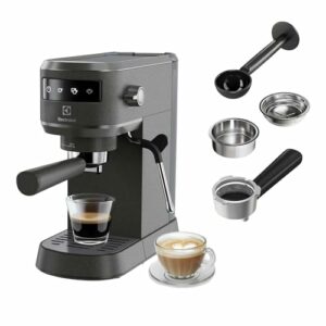 Electrolux Explore 6 Macchina per Caffè Espresso e Cappuccino E6EC1-6BST, 2 tazze, tecnologia ThermoBlock, set filtro 2-1 inc - Image 3