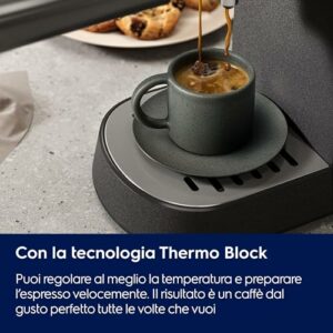 Electrolux Explore 6 Macchina per Caffè Espresso e Cappuccino E6EC1-6BST, 2 tazze, tecnologia ThermoBlock, set filtro 2-1 inc - Image 4