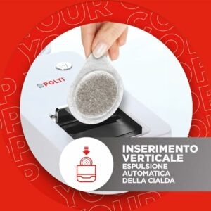 Polti Coffea S15W, Macchina per Caffè Espresso, Compatibile con Cialde E.S.E. 44 mm, Serbatoio 0.85L, Pressione Pompa 19 bar, - Image 4