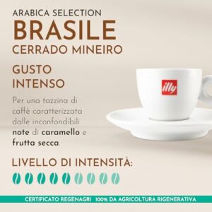 illy, Caffè Macinato per Espresso Arabica Selection Brasile Cerrado Mineiro, 100% Arabica con Note di Caramello e Frutta S... - Image 3