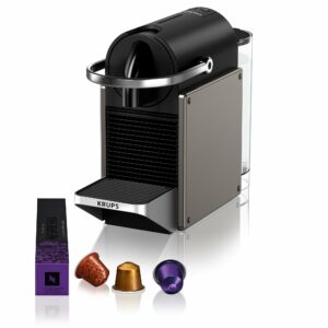 Krups XN306TK Nespresso Pixie Titan, Macchina per caffè Espresso, Ricette Programmabili, 2 Lunghezze, Spegnimento Automatico, - Image 2