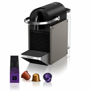 Krups XN306TK Nespresso Pixie Titan, Macchina per caffè Espresso, Ricette Programmabili, 2 Lunghezze, Spegnimento Automatico, - Image 3