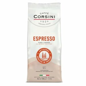 Caffè Corsini - Caffè in Grani 1 Kg Espresso, Miscela Classica Arabica e Robusta, Tostatura Medio Scura, CaffèCorposo Inte... - Image 2