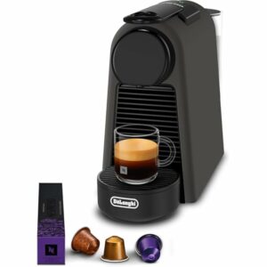 De'Longhi Nespresso Essenza Mini EN85.BKMT, Macchina da Caffè con sistema a capsule Nespresso, per una Sola Tazza, Set di Ben - Image 1
