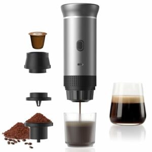 Vunzo Macina Caffe' Elettrico Portatile Macchina caffè capsule auto-riscaldamento con USB-C, Macchina Da Caffè Portatile Caps - Image 3